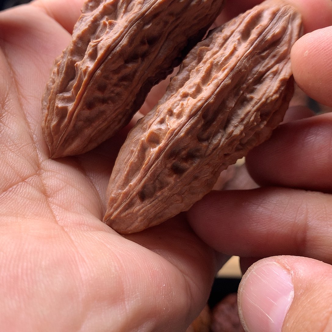 文玩核桃把件东北楸子文玩核桃