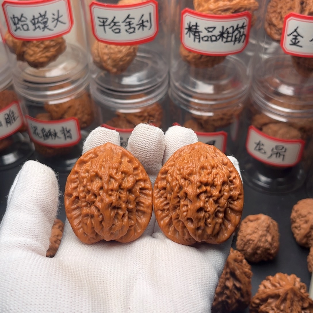 文玩核桃把件41精品金公子