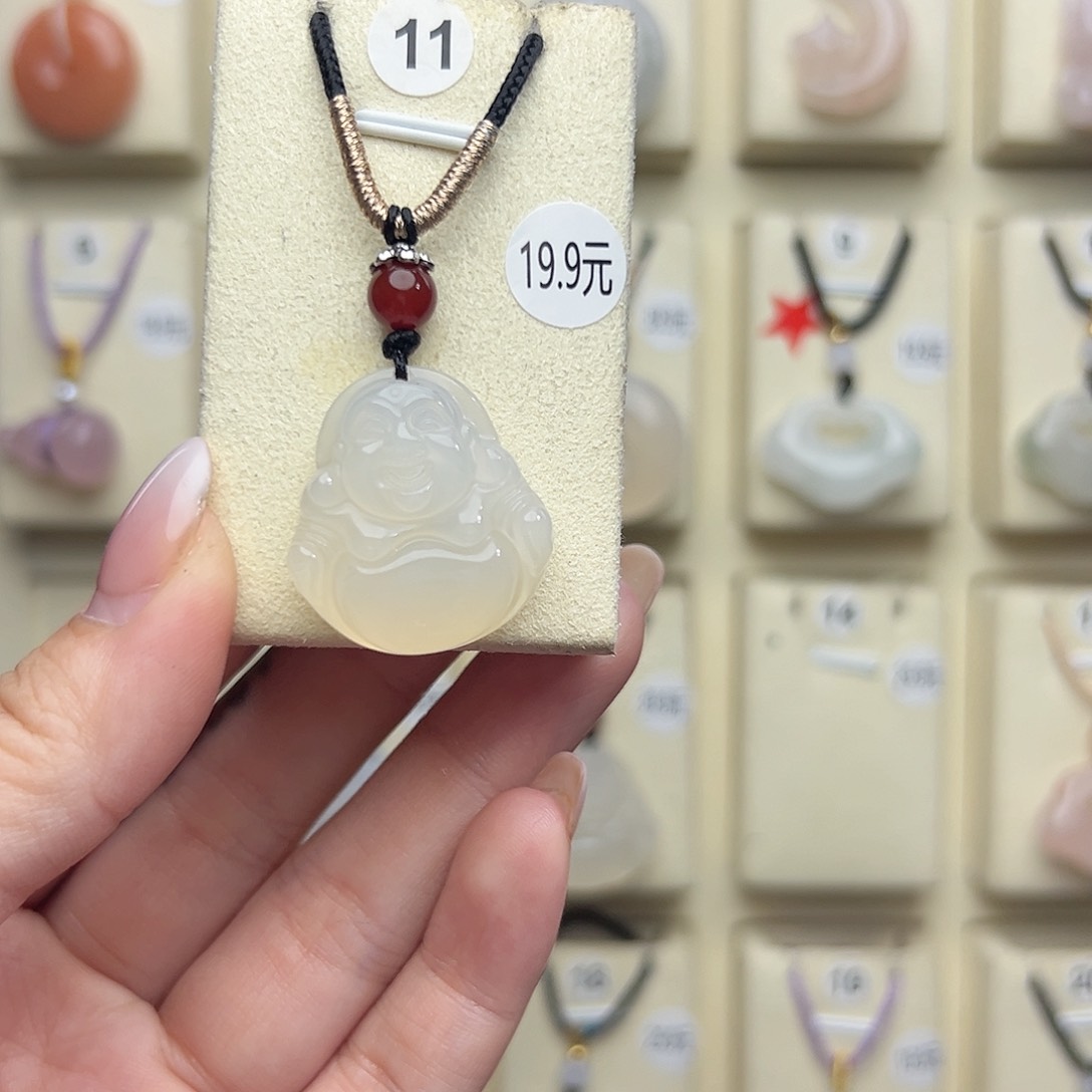 玛瑙/玉髓颈饰未镶嵌011