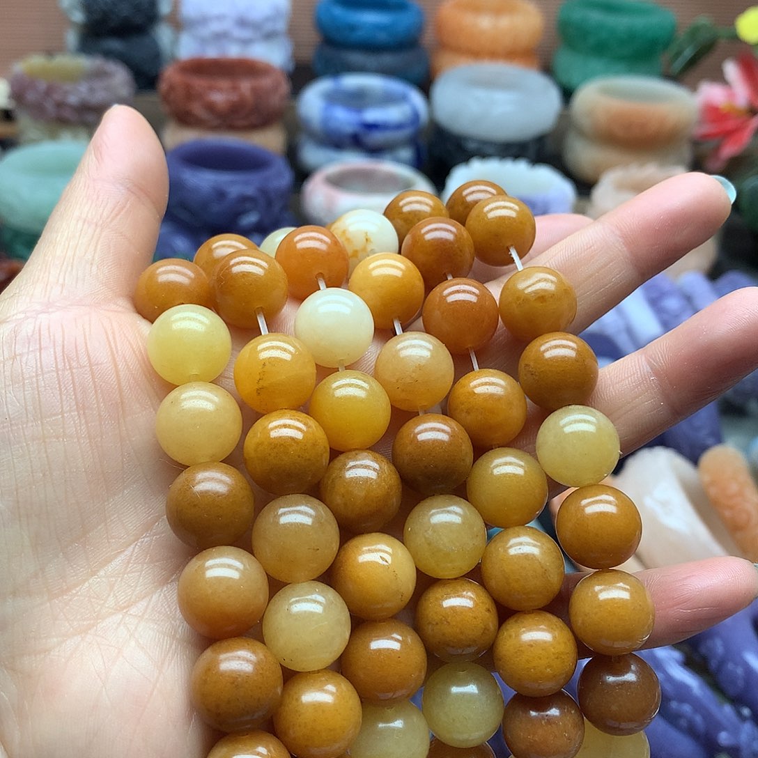 毛衣链未镶嵌石英质玉