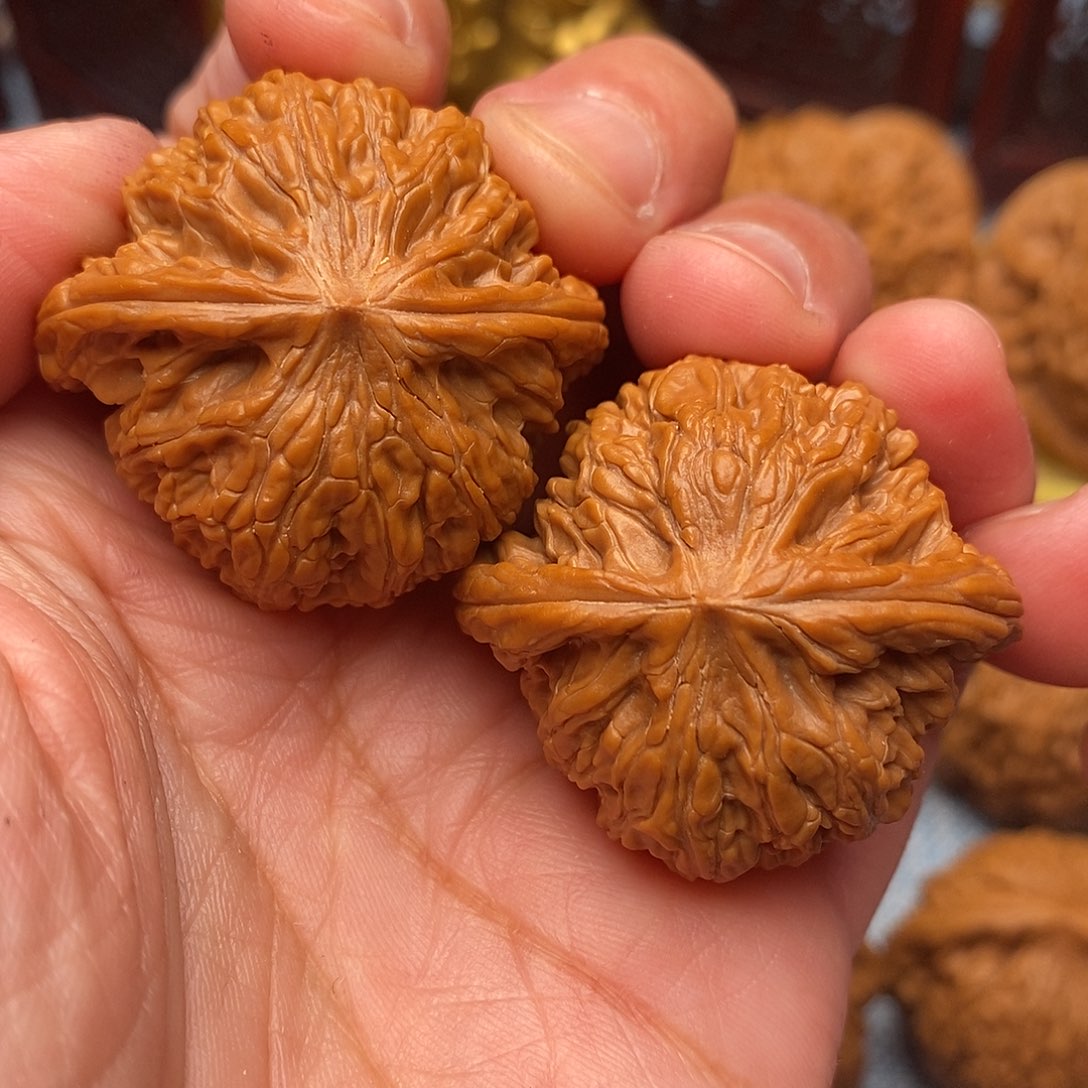 文玩核桃把件全品山地正磨36.尺