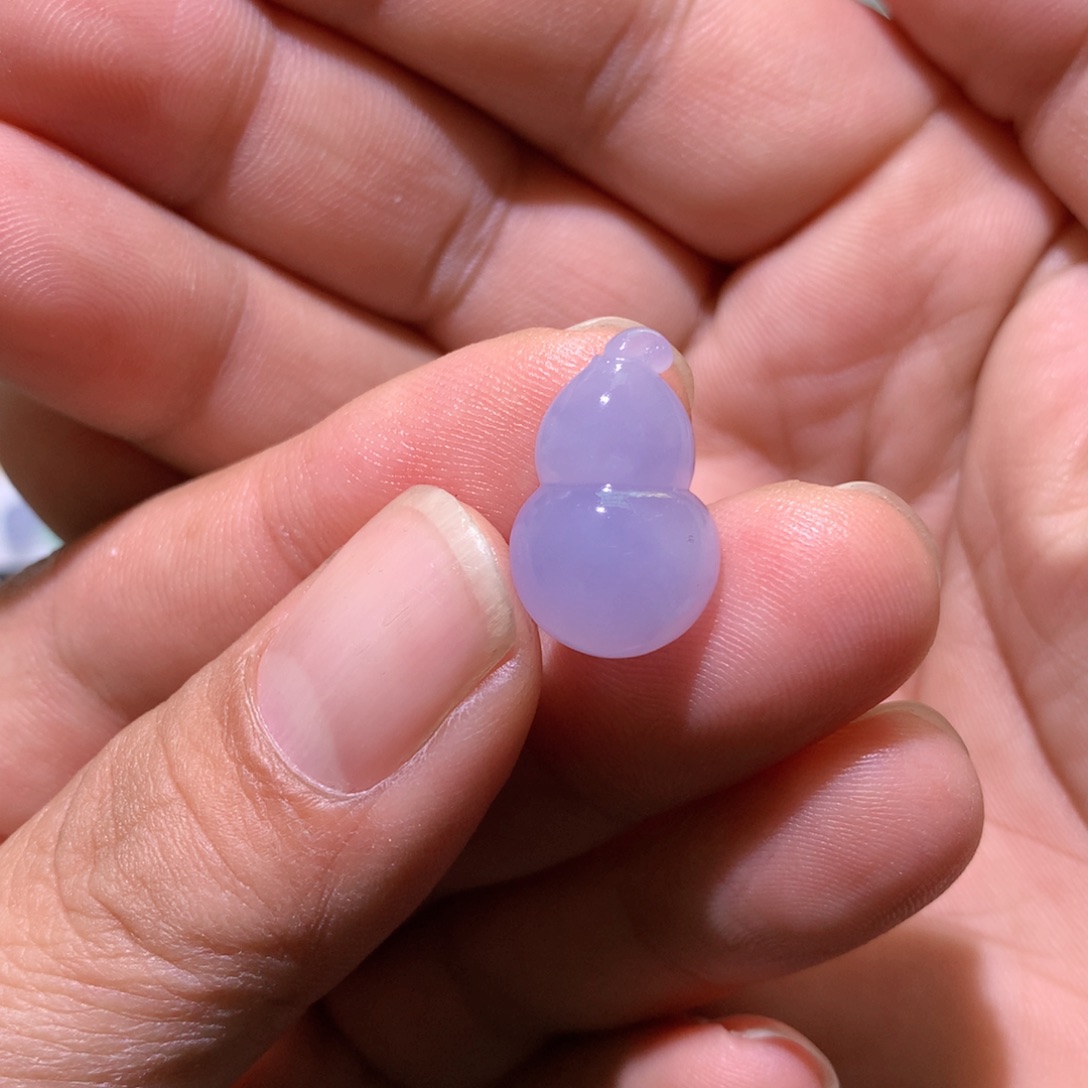 未镶嵌定制翡翠紫葫芦