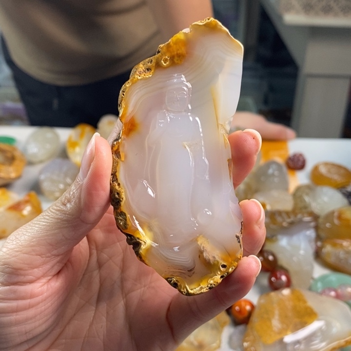 玛瑙/玉髓吊坠(不含链)未镶嵌