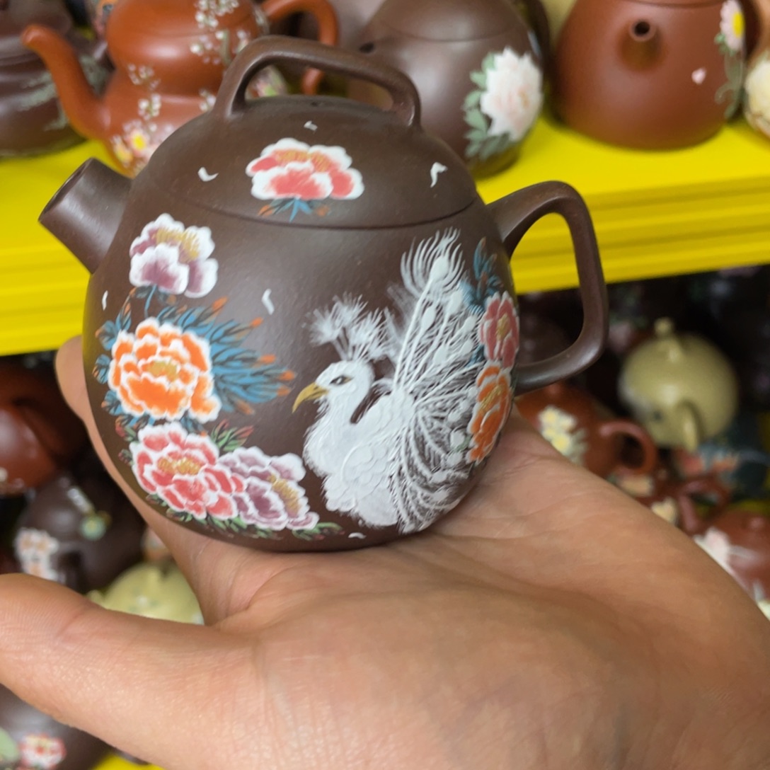 菜***菜红泥茶杯紫砂主人杯150cc