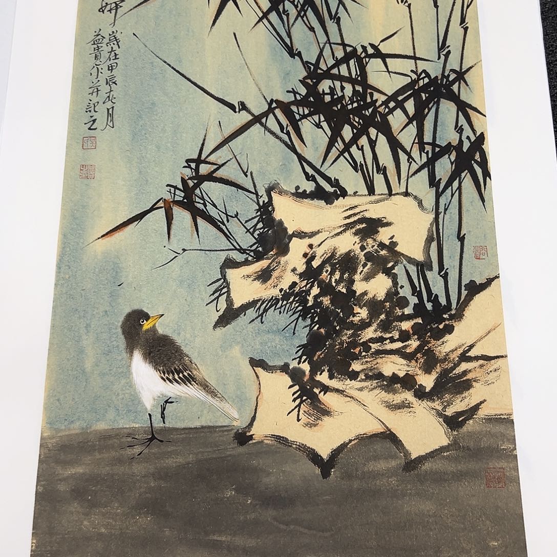 国画刘益贵精品纯手绘2.8平尺