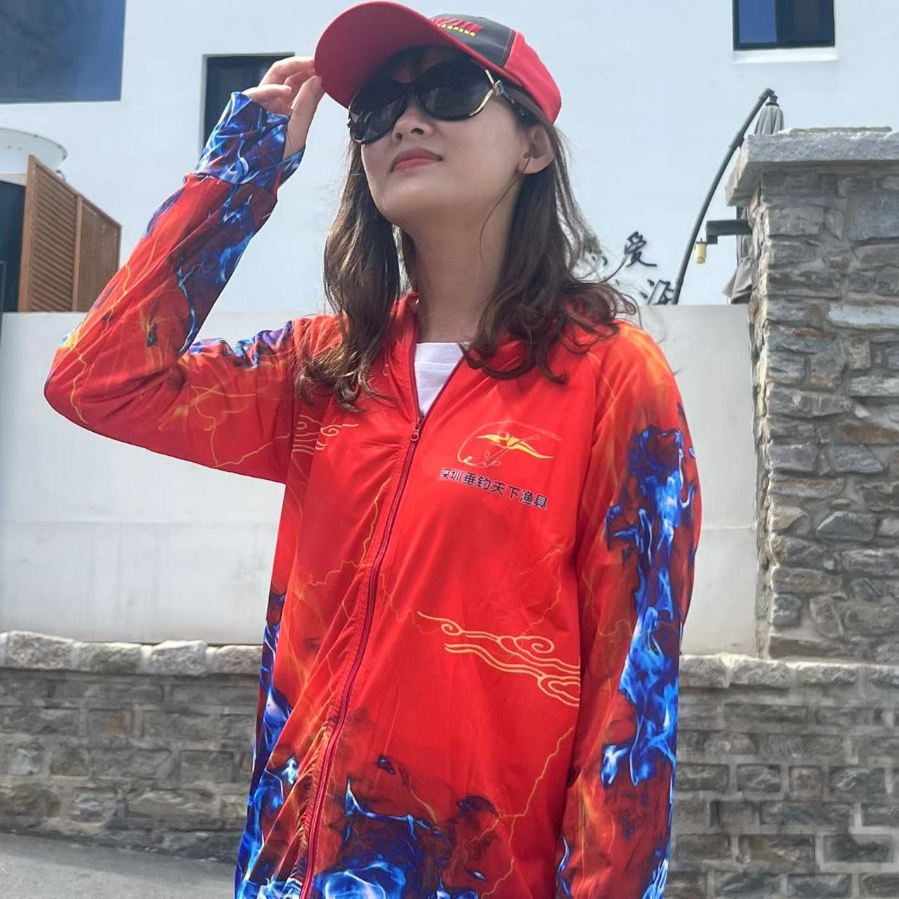 火蓝刀锋户外冰丝防晒服/钓鱼服/清凉舒适