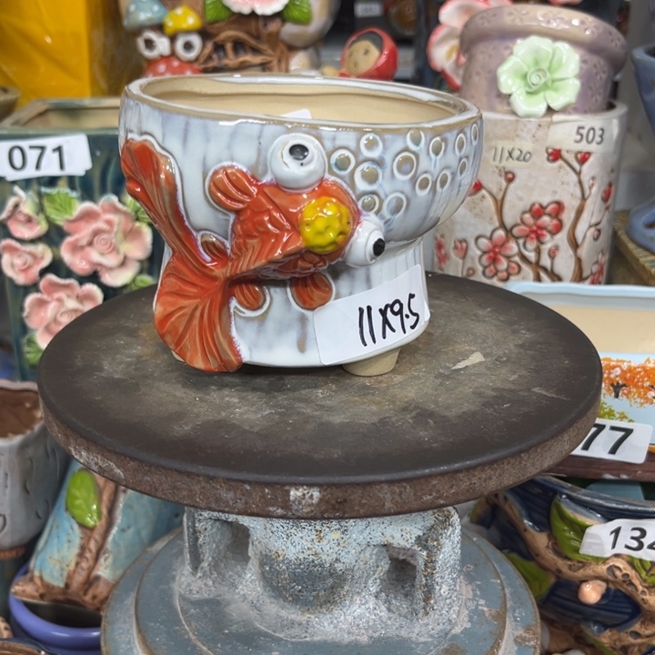 紫砂花盆粗陶材质多肉花盆