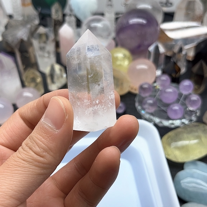 水晶42未镶嵌蓝针柱