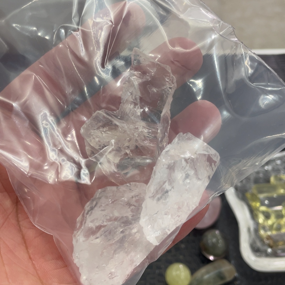 珠宝半成品未镶嵌水晶白水原石