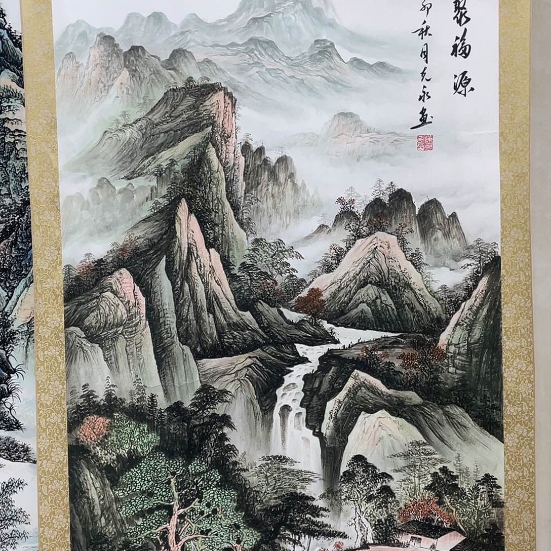 国画老师手笔手绘作品y