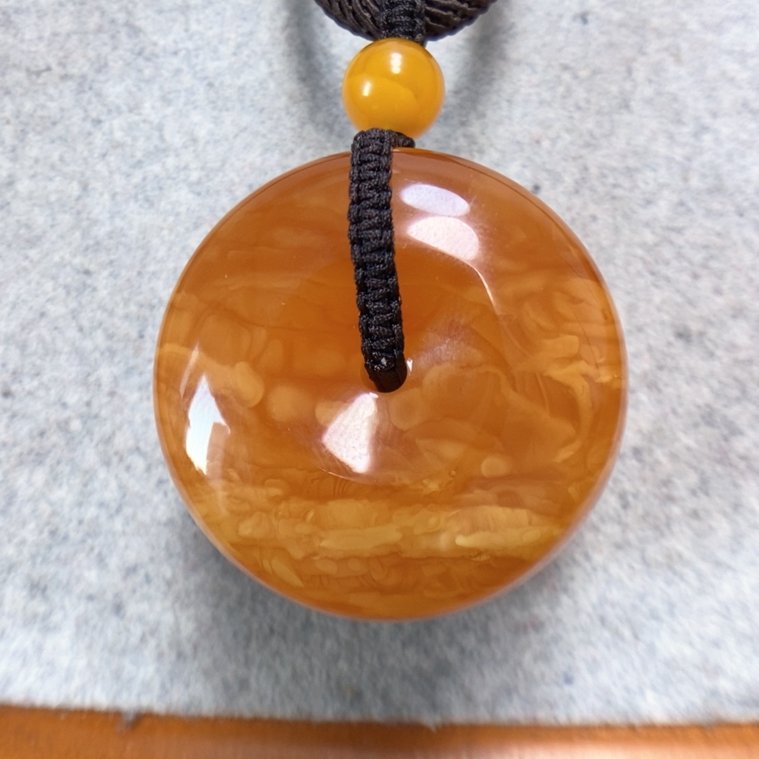 蜜蜡项链未镶嵌蜜蜡吊坠