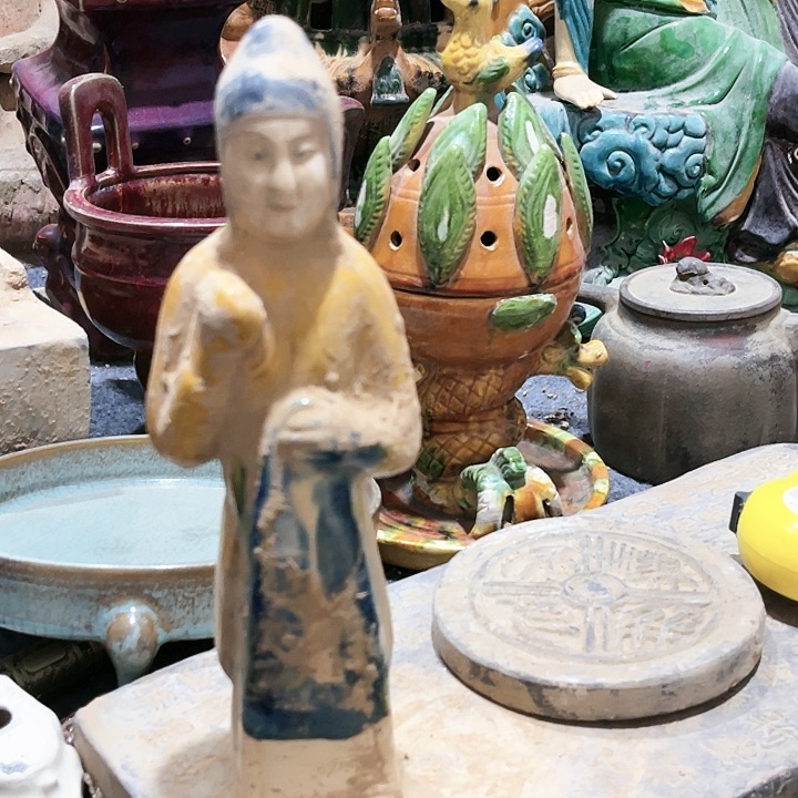 瓦当摆件摆件茶桌茶台陶瓷