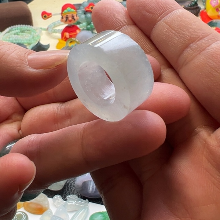 定制翡翠未镶嵌翡翠戒指9-15