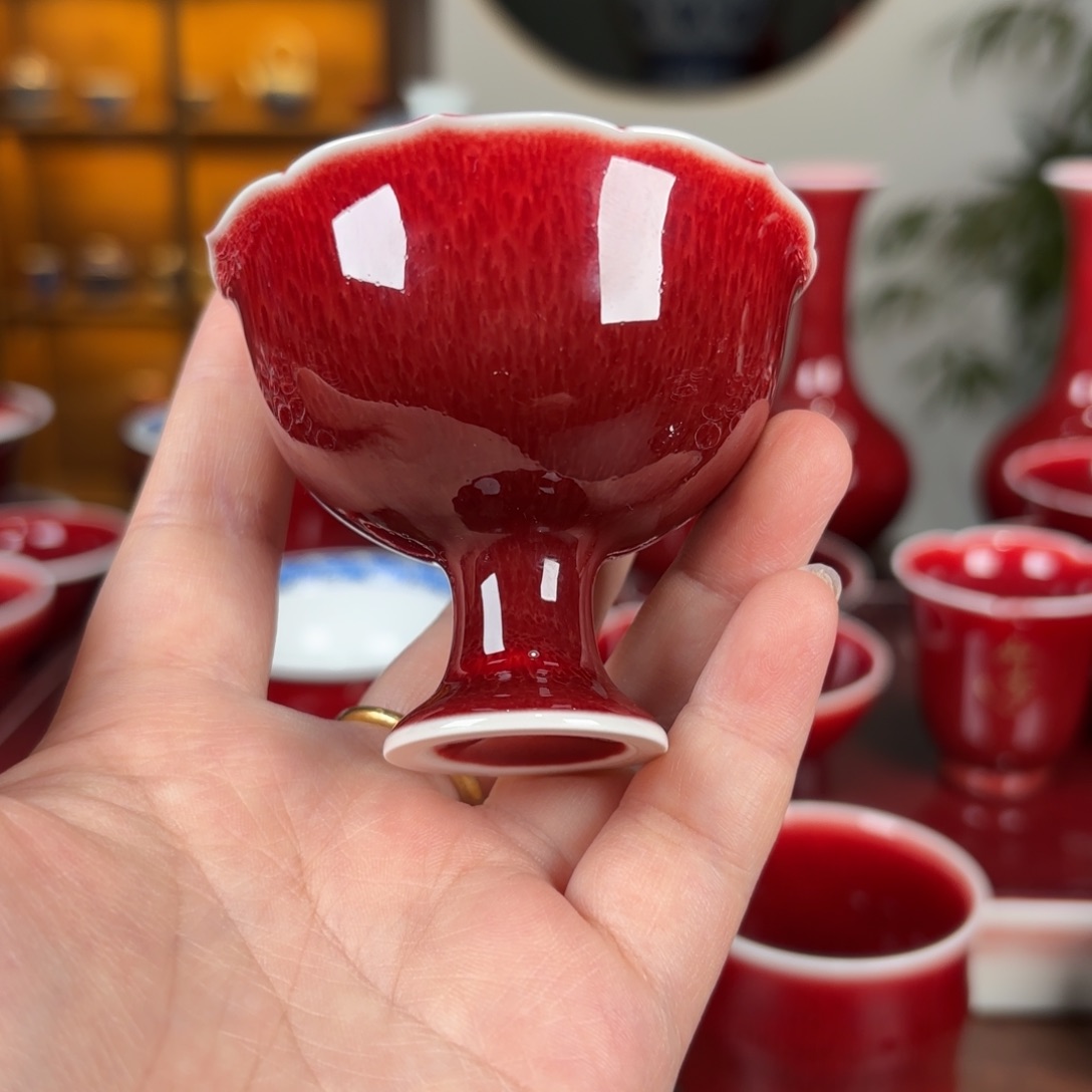 摆件景德镇高温原矿釉