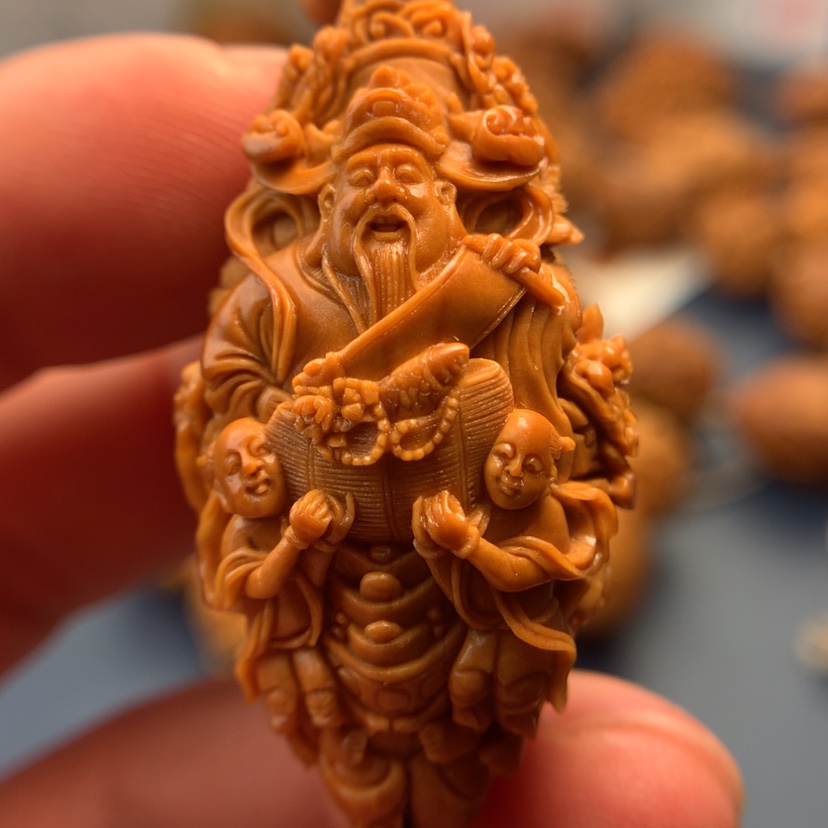 【闪购商品】橄榄核手串/手链一***?九龙财神