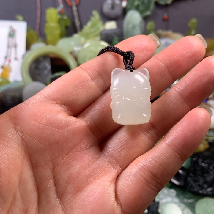 岫玉挂件未镶嵌挂件