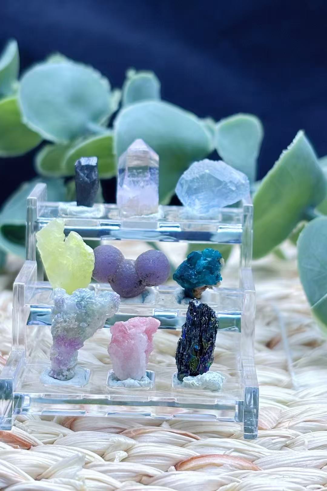 直播间3号链接—一物一拍—桌面摆件矿标礼物—包含盒子支架创意手工