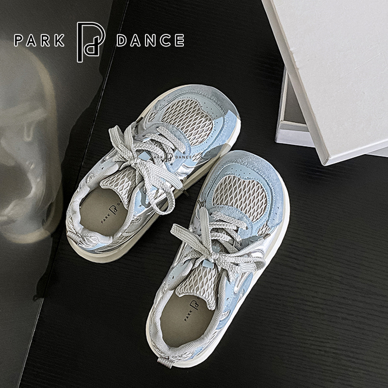 Park dance厚底网面透气2025夏季新款超火德训鞋百搭休闲女鞋