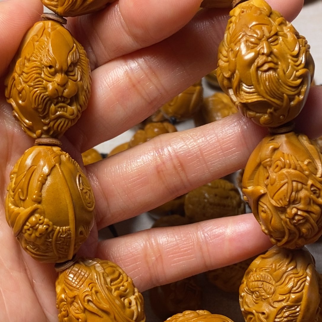 橄榄核手串/手链开****塔御龙关公