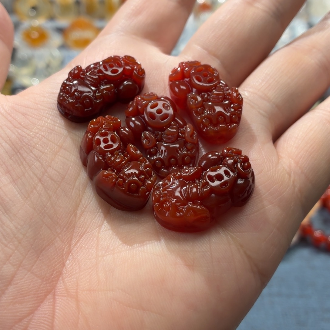 玛瑙/玉髓未镶嵌吊坠(不含链)