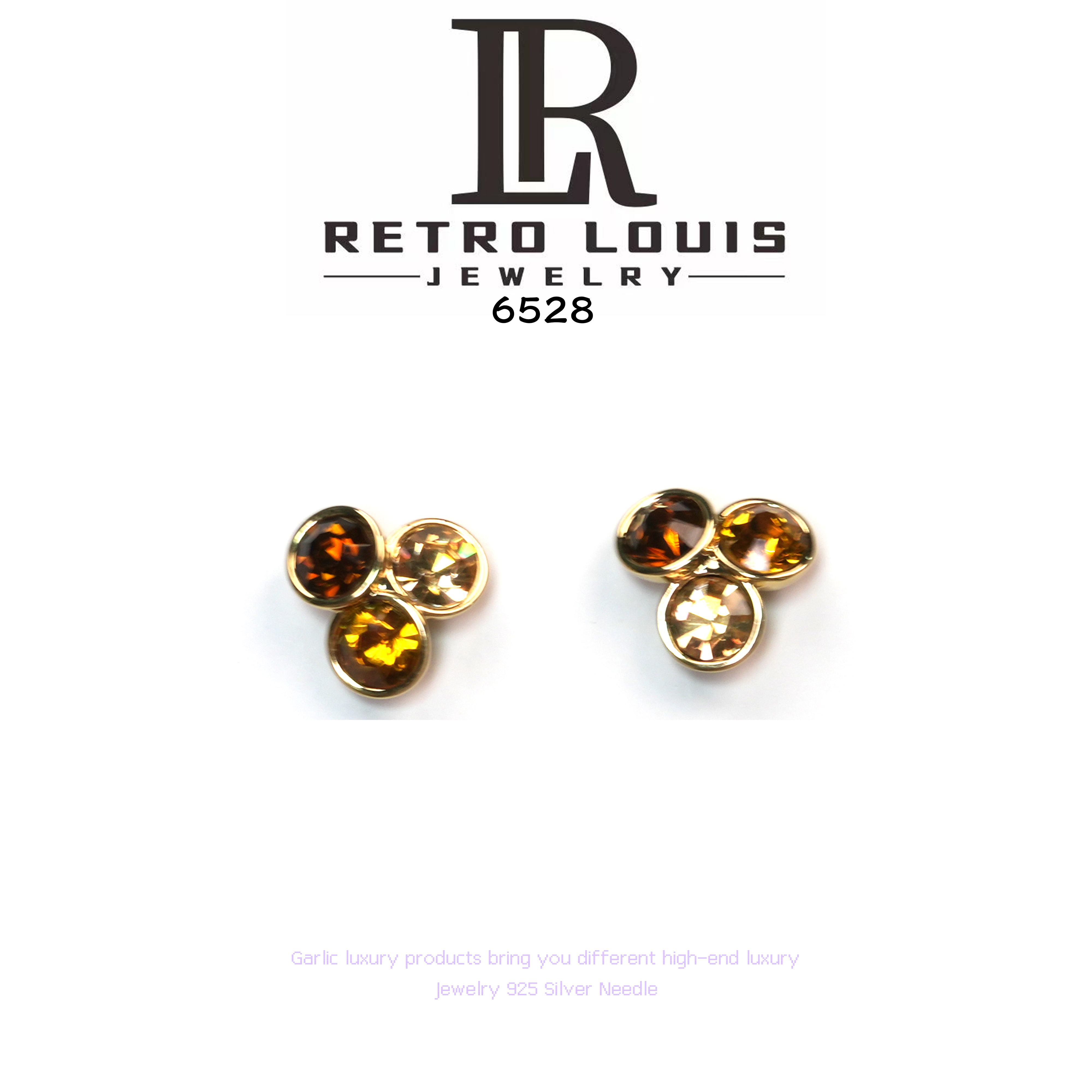 铜合金耳饰 RETRO LOUIS 耳饰~6528