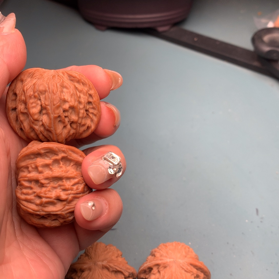 文玩核桃把件磨盘4243不是正磨