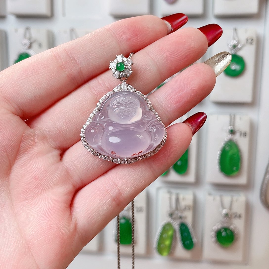 玛瑙/玉髓吊坠(赠链)银S925镶嵌
