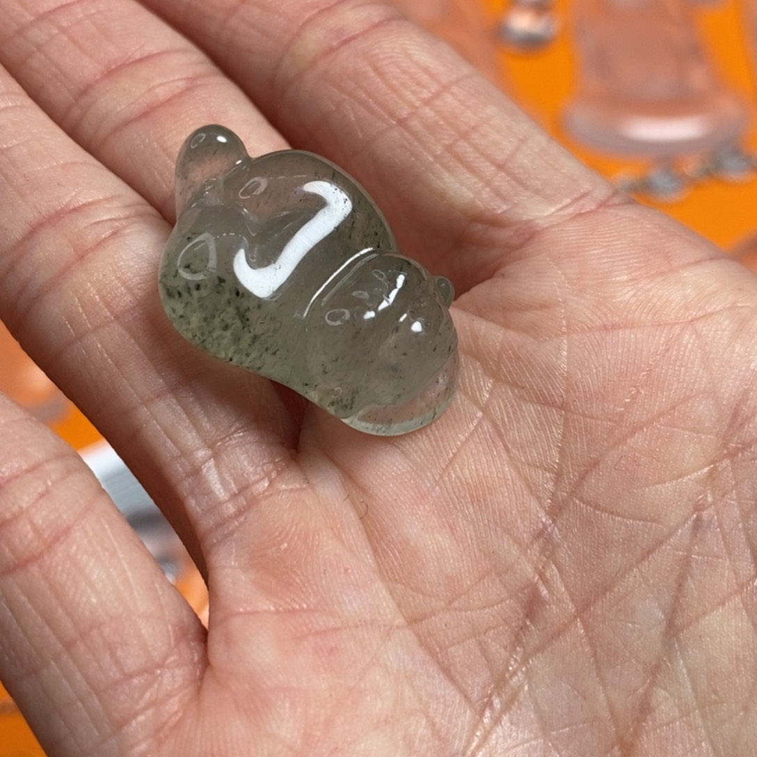 石英质玉颈饰未镶嵌招财猫