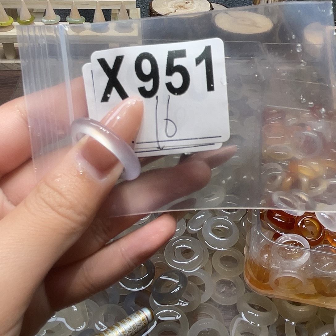 玛瑙/玉髓未镶嵌戒指951