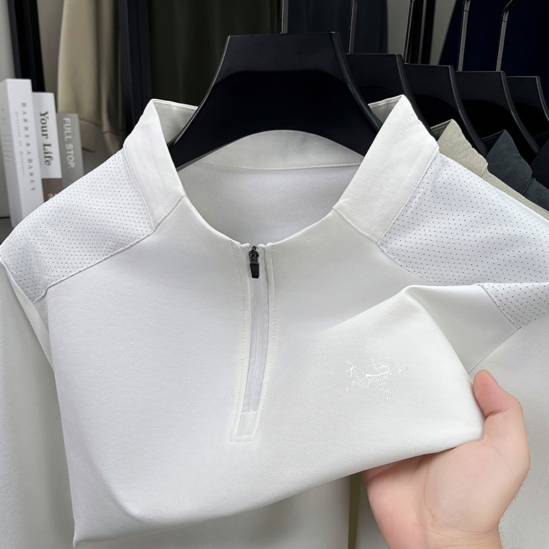 【灵魂鸟】新款户外运动风仿棉速干秋季爆款长袖上衣休闲时尚T恤男