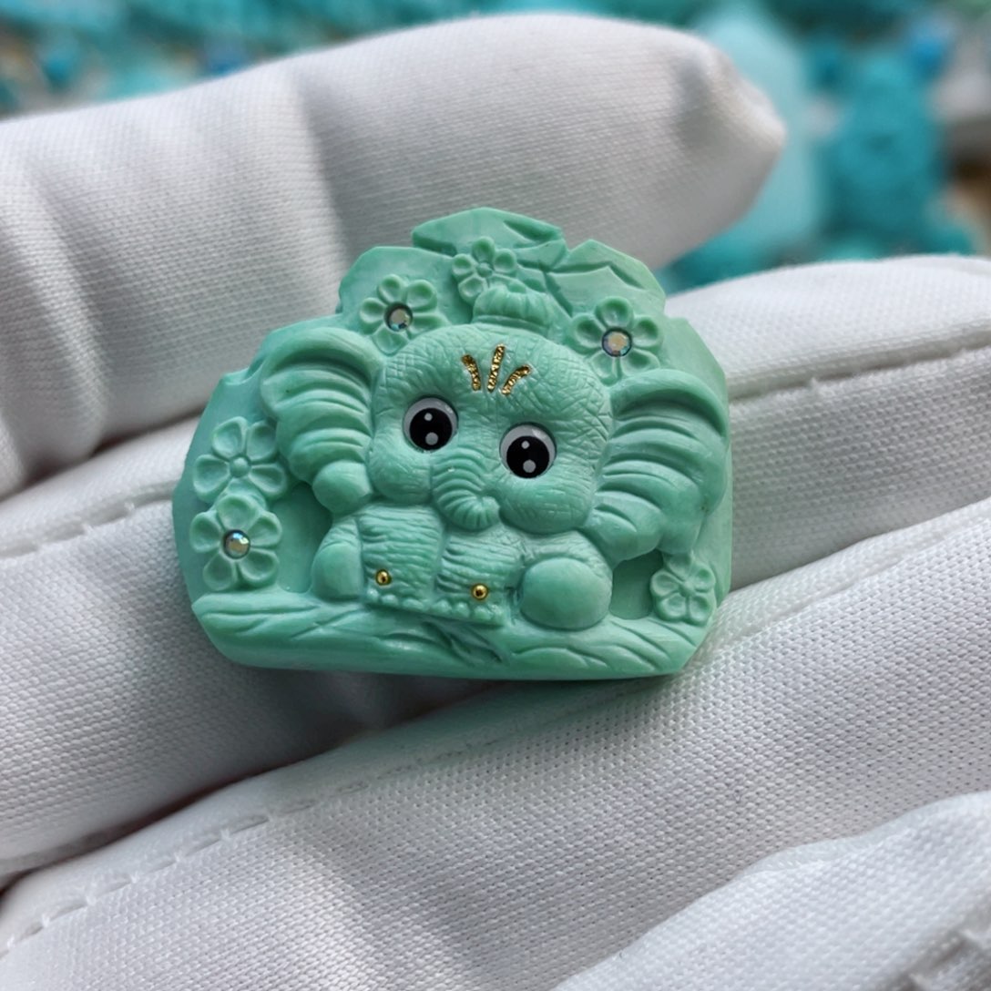 绿松石珠宝奇石未镶嵌