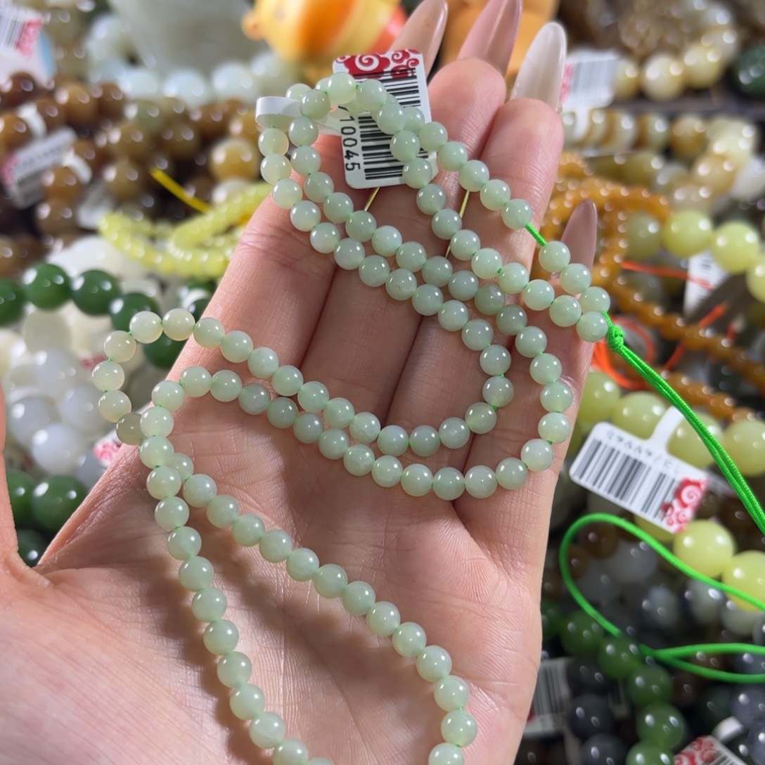 和田玉未镶嵌手链159