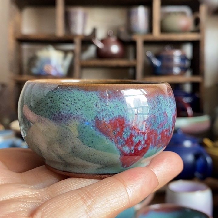 淮****车中国神后钧瓷茶具处理