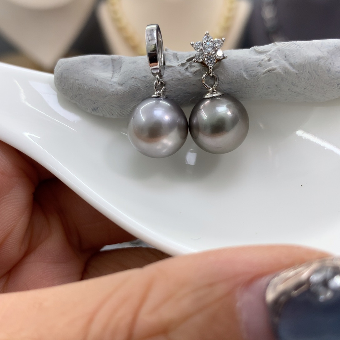 海水珍珠颈饰银S925镶嵌@**?