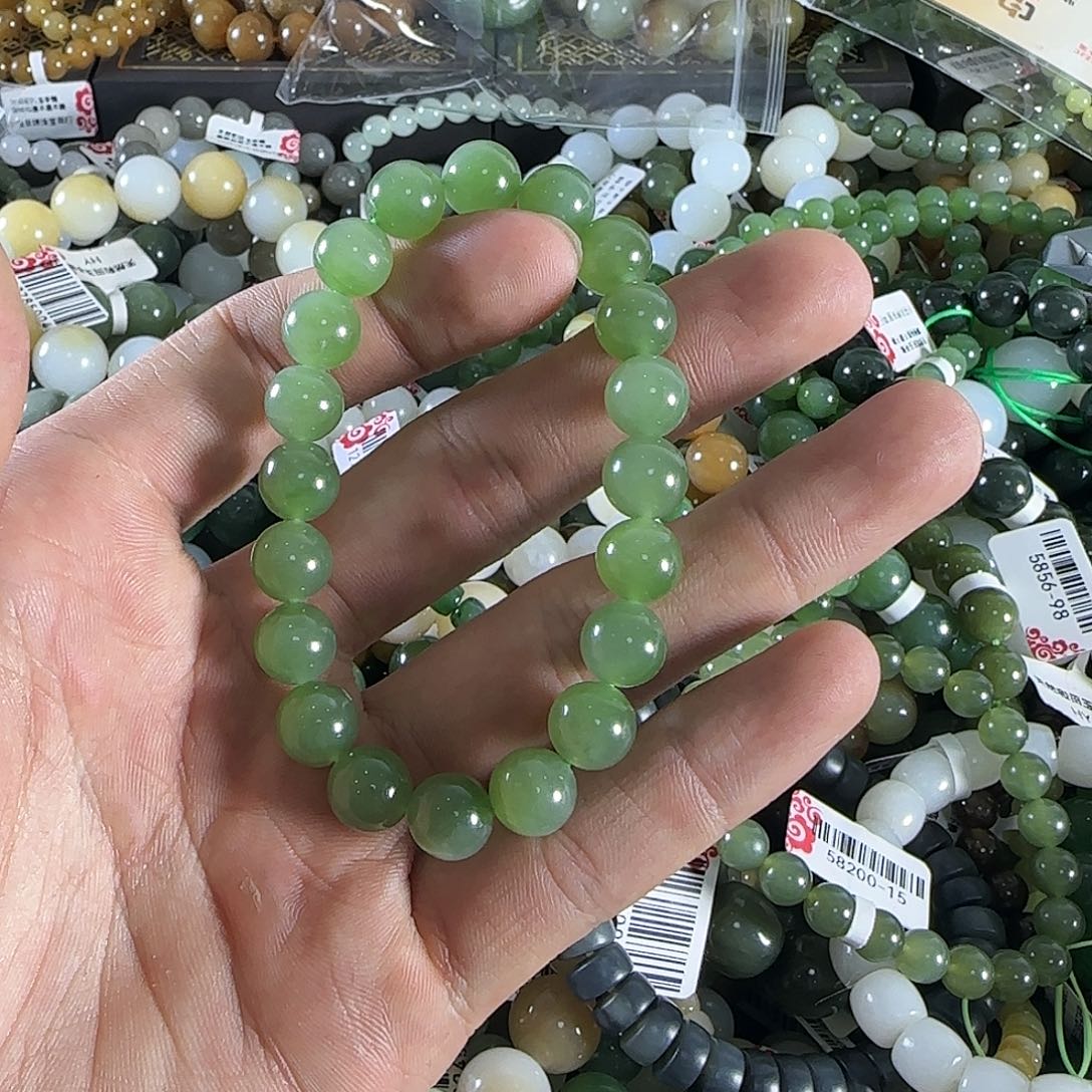 和田玉手链未镶嵌116