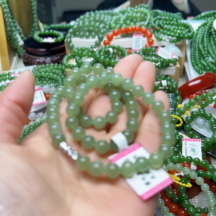 和田玉手链未镶嵌