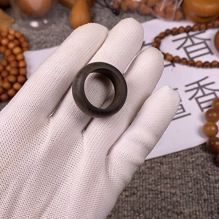 檀香木手串/手链老山檀香阴沉跑环内径2.0