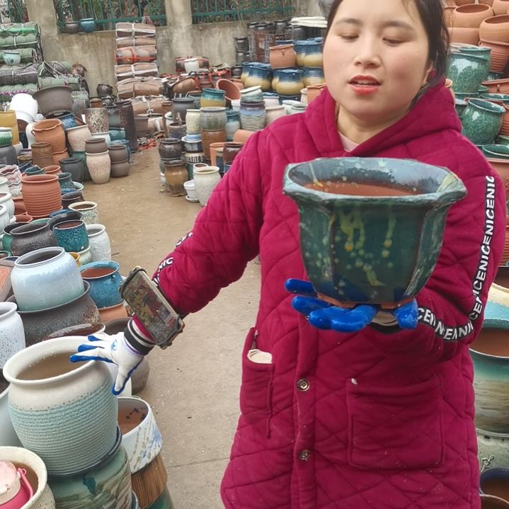 红陶口21高15瑕疵