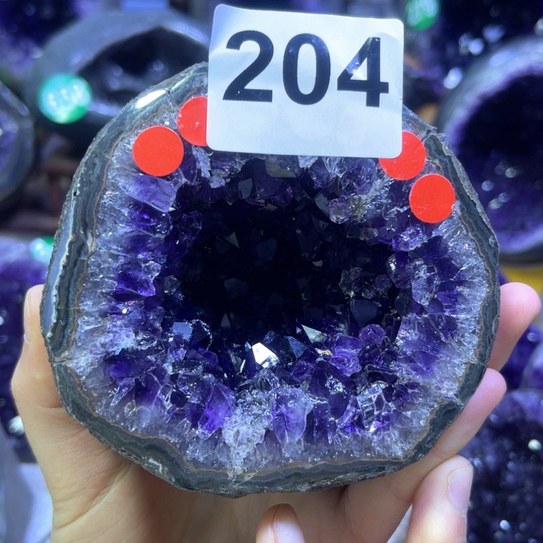 紫晶摆件未镶嵌紫水晶