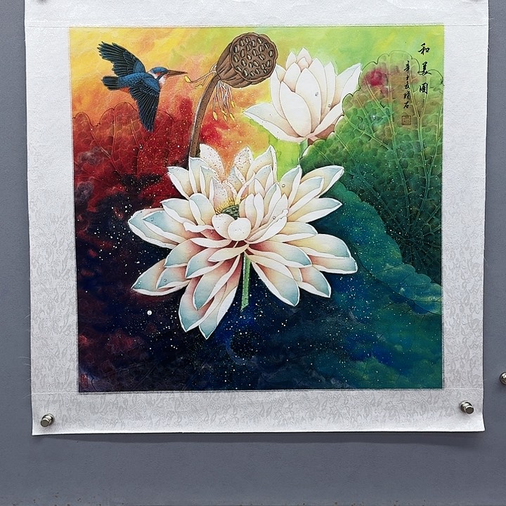 国画书法作品多次参加