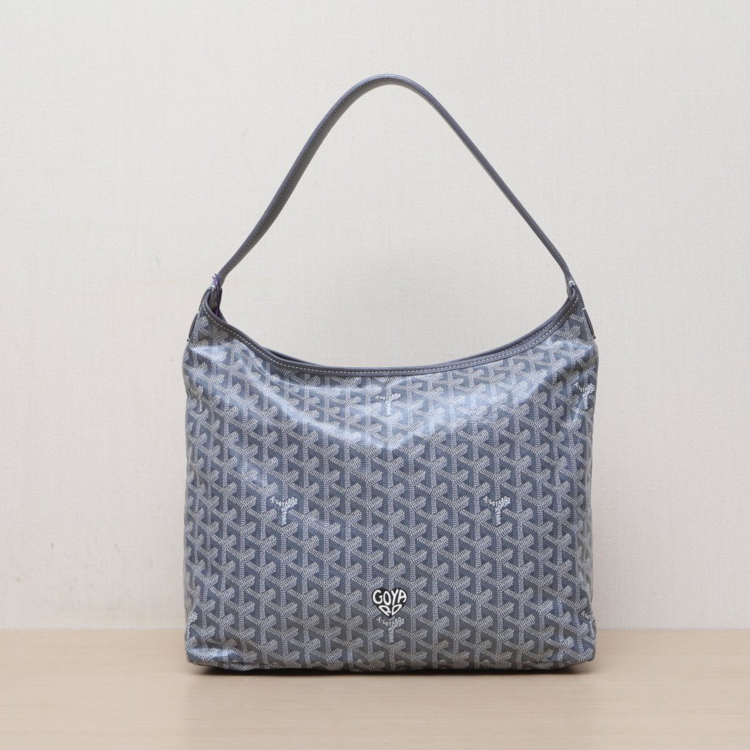 99新 Goyard 【双双】Boheme Hobo Bag 子母腋下包 34 灰色