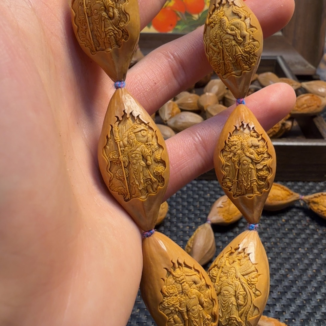 手串/手链橄榄核瑞兽关公