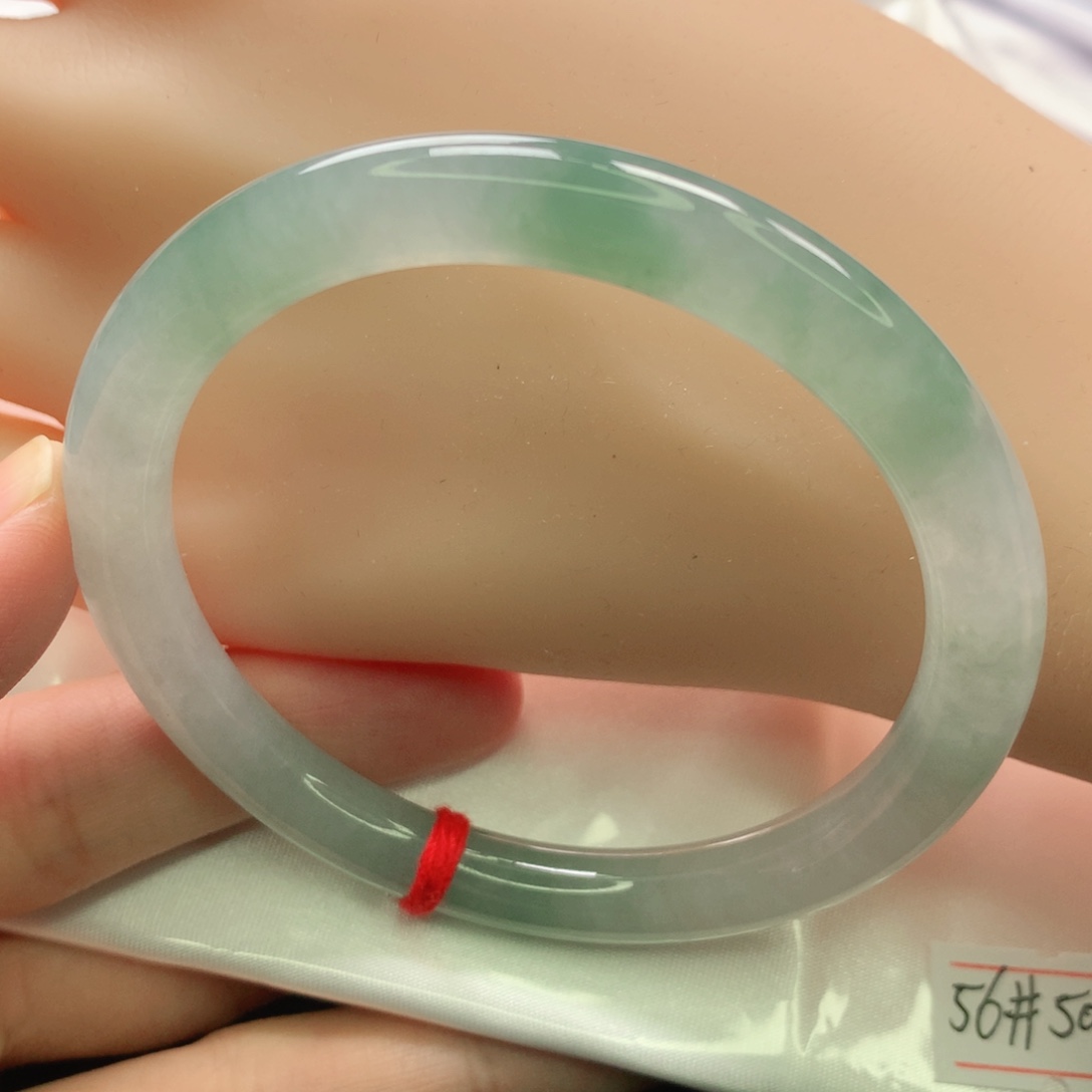 翡翠未镶嵌手镯缅甸5657