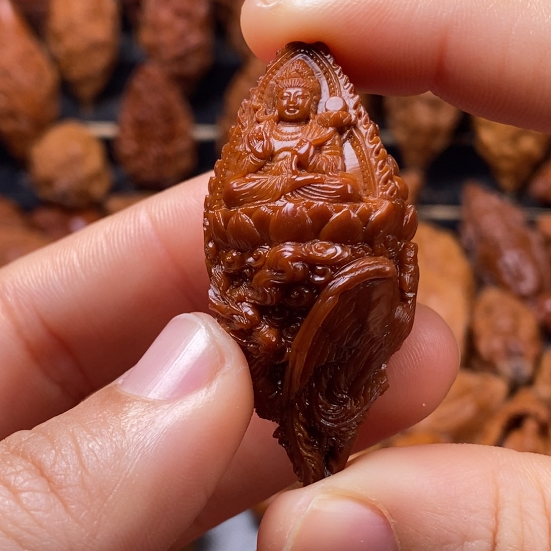 橄榄核手串/手链皓核雕单子