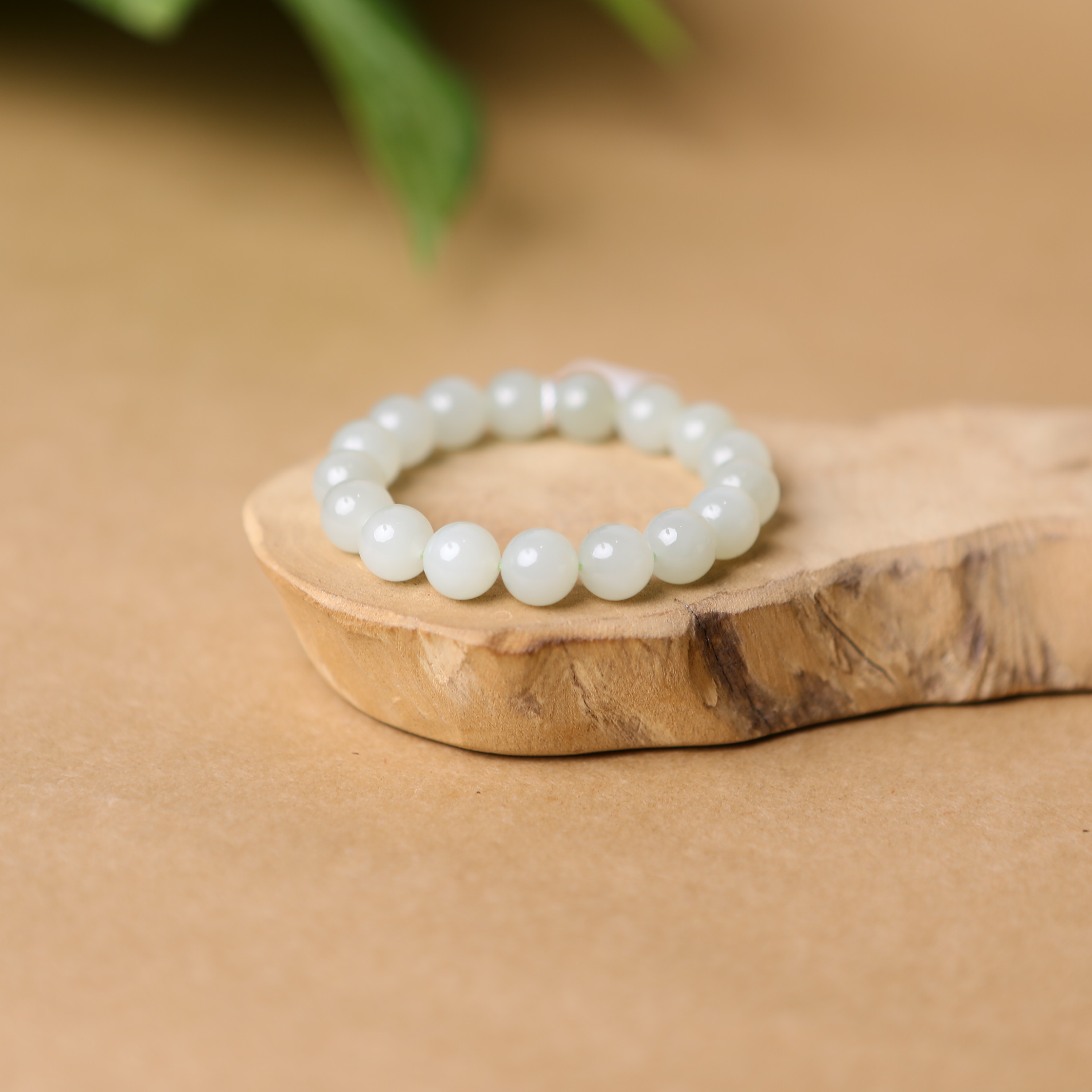 晴水圆珠手串 12mm 青海 3343