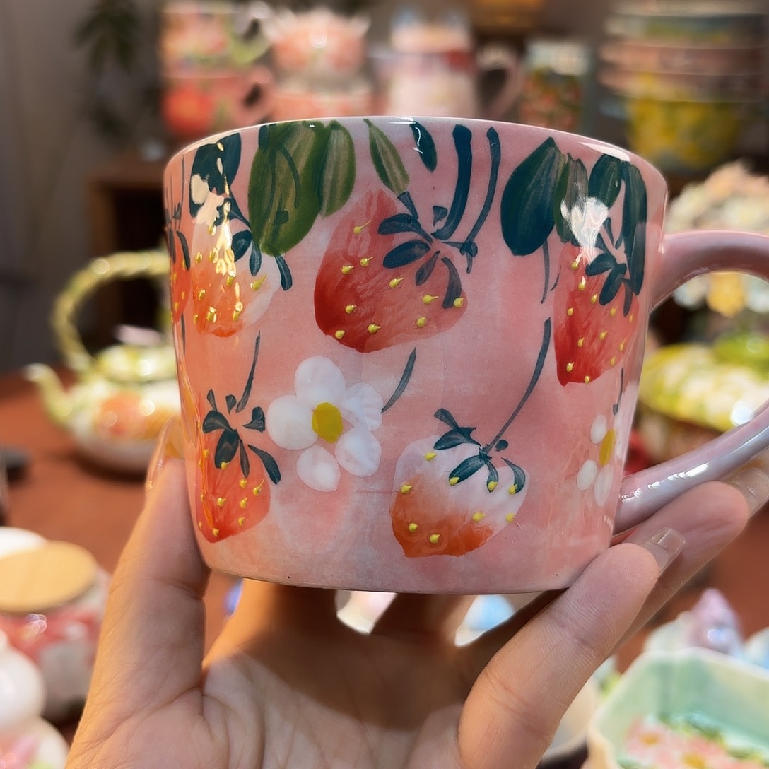 摆件景德镇手绘高温釉下彩陶瓷茶具