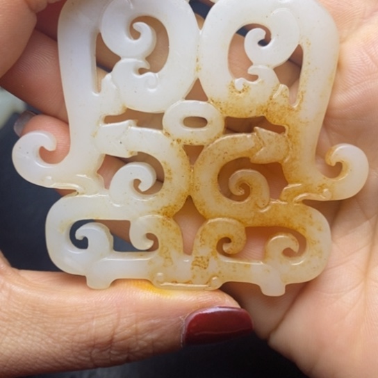 和田玉（糖玉）挂件未镶嵌