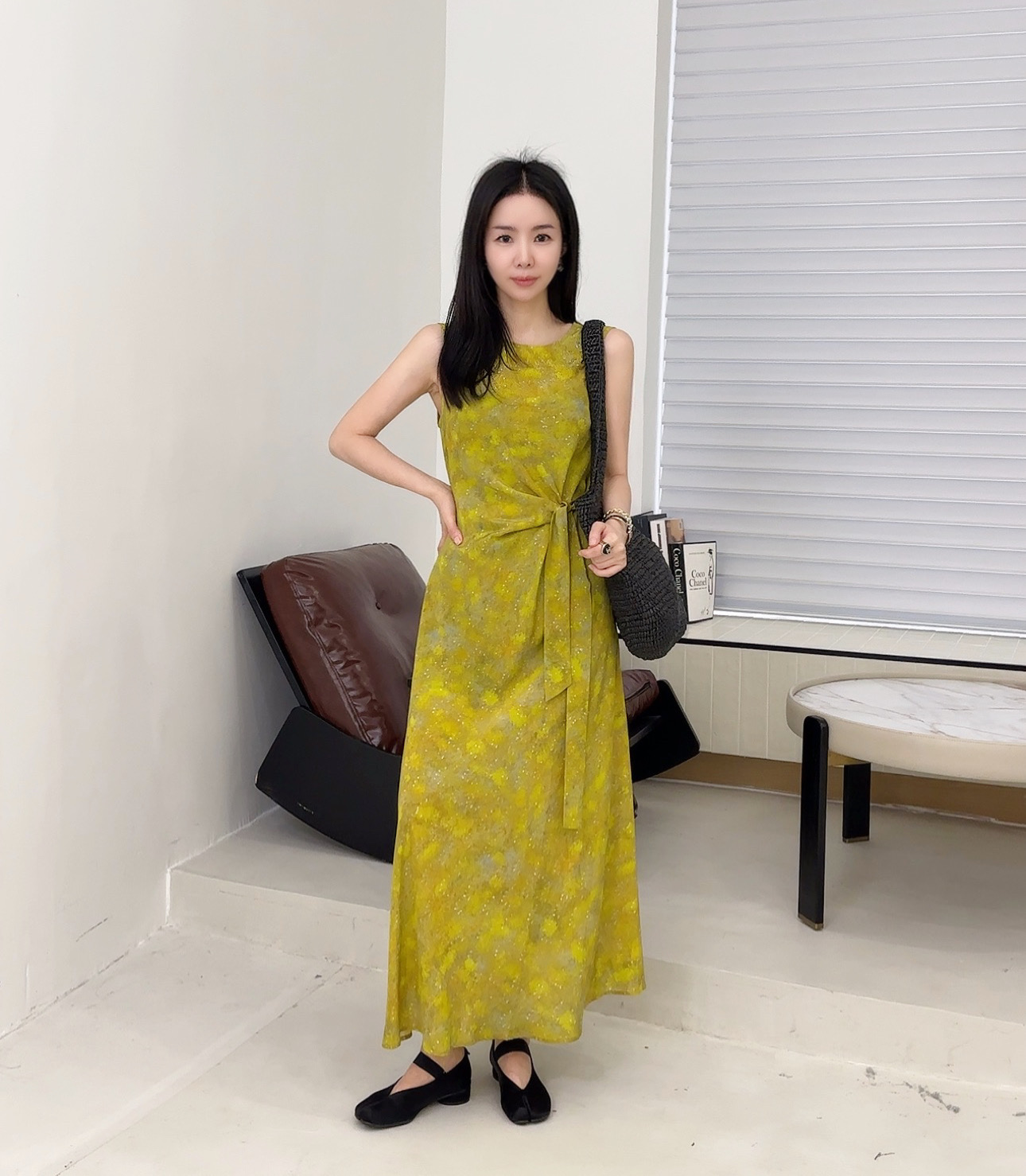 鑫燃KIKI 时尚设计感百搭显瘦无袖连衣裙 8105 HN