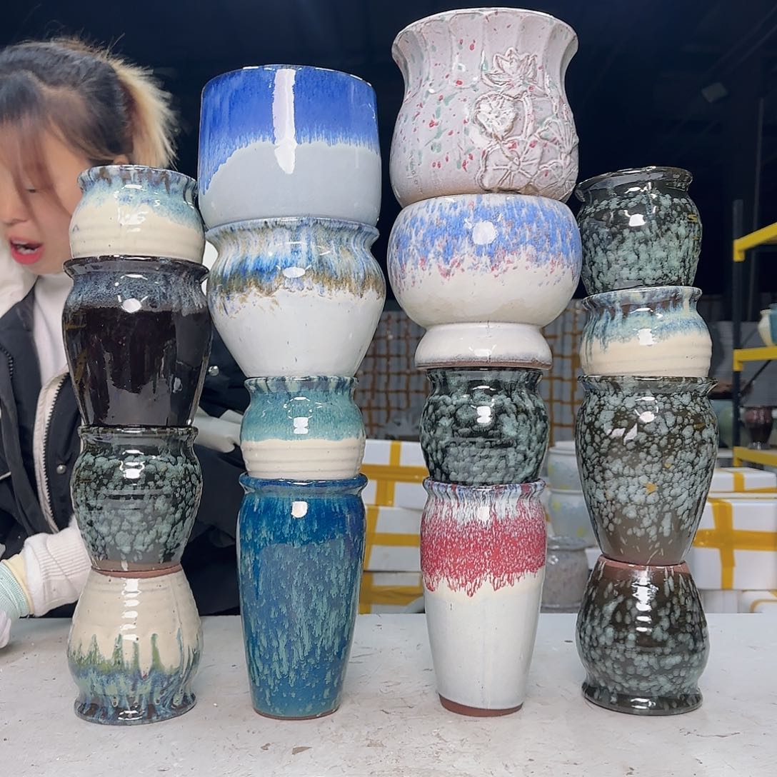 紫砂花盆云上花盆直播1217-706