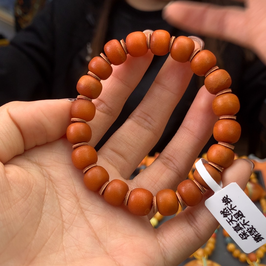 蜜蜡手串未镶嵌天然